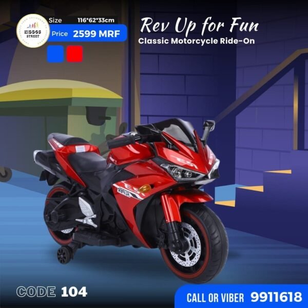 Classic Motorcycle Ride-On