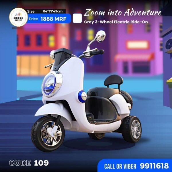 3-Wheel Electric Ride-On